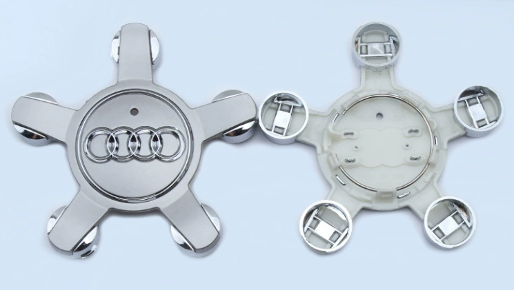 4x 135mm Nabendeckel für Audi 5-Arm Design