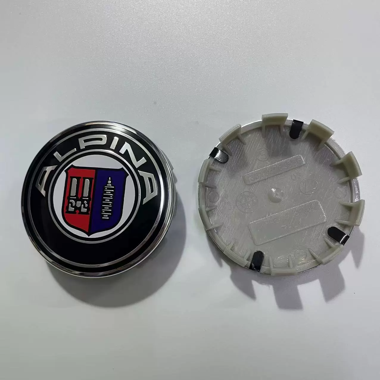 4x 68mm Nabendeckel für BMW Alpina-Look