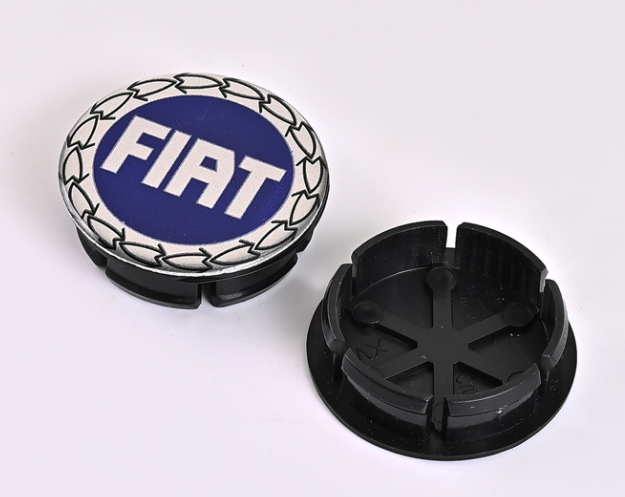 4x 50mm Nabendeckel für Fiat