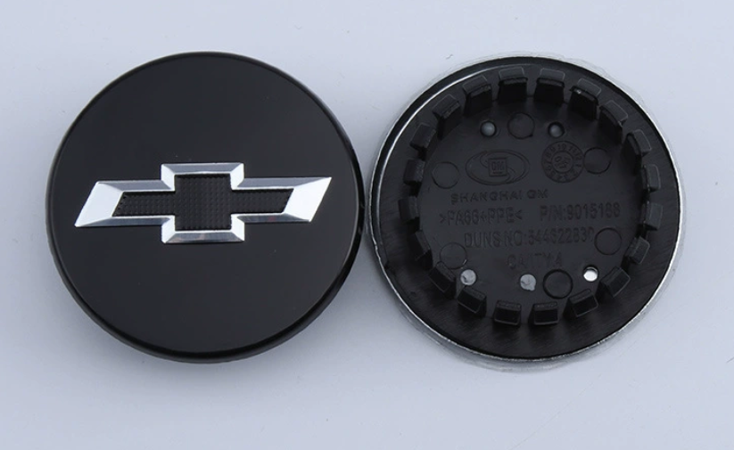 4x 60mm Nabendeckel für Chevrolet