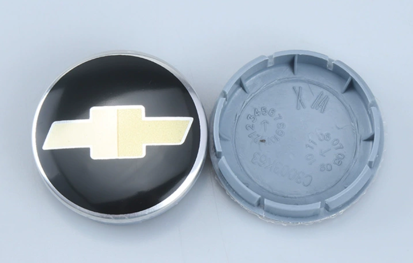 4x 63mm Nabendeckel für Chevrolet