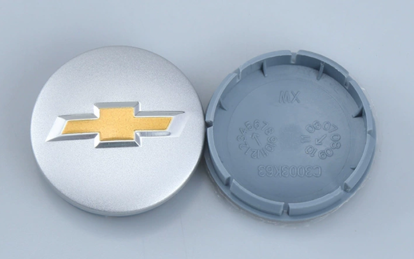 4x 63mm Nabendeckel für Chevrolet