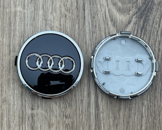 4x 61mm Nabendeckel für Audi