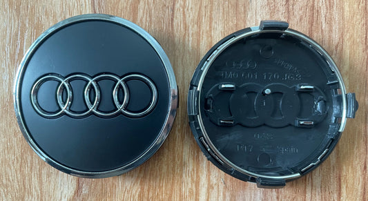 4x 61mm Nabendeckel für Audi