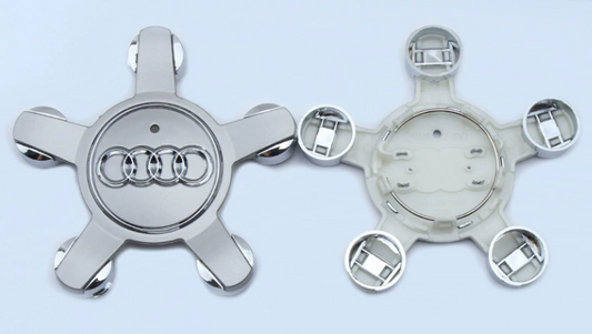 4x 135mm Nabendeckel für Audi 5-Arm Design