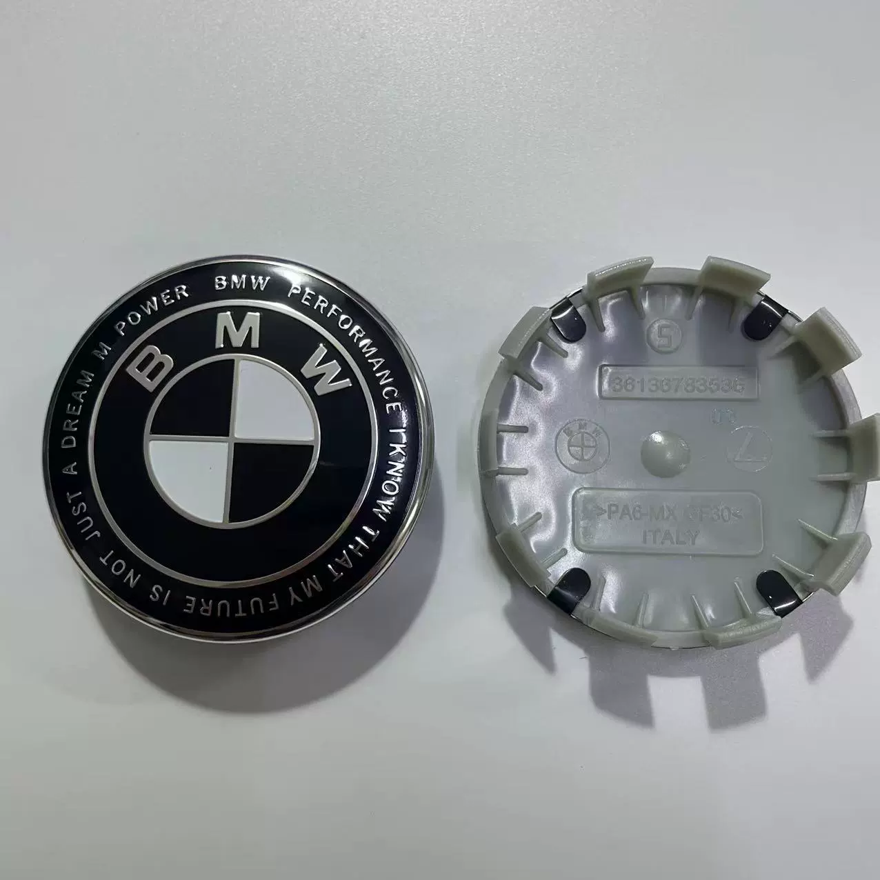 4x 68mm Nabendeckel für BMW M Performance-Look