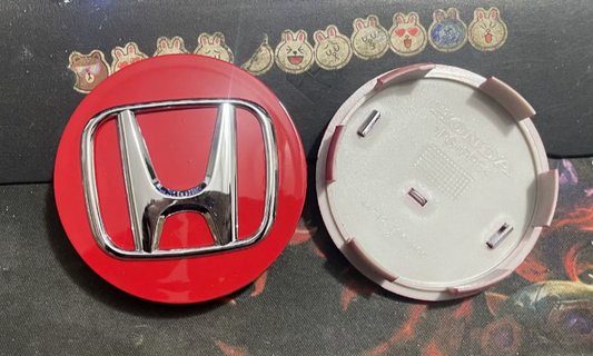 4x 69mm Nabendeckel für Honda