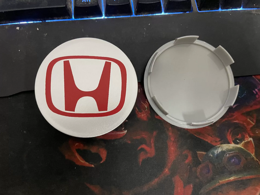 4x 69mm Nabendeckel für Honda