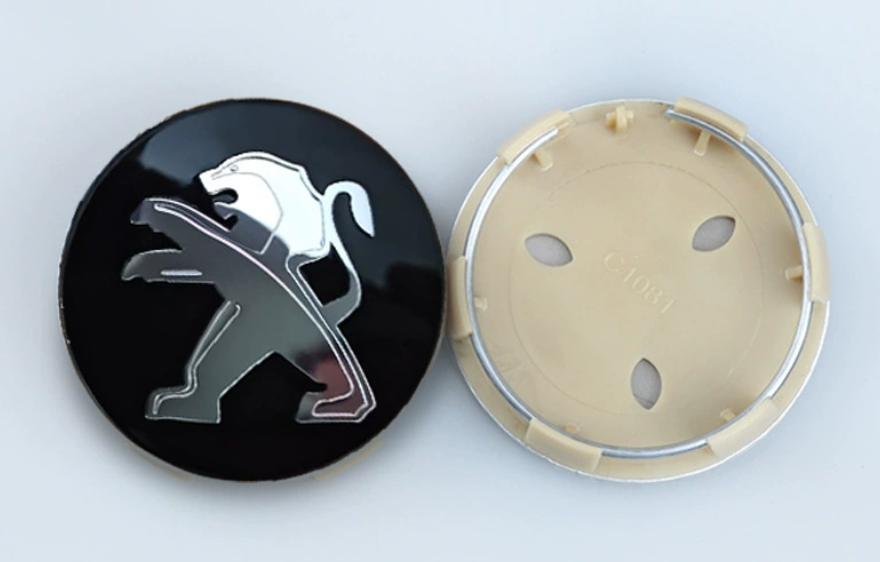 60mm Nabendeckel set für Peugeot
