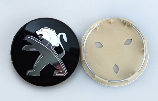 60mm Nabendeckel set für Peugeot