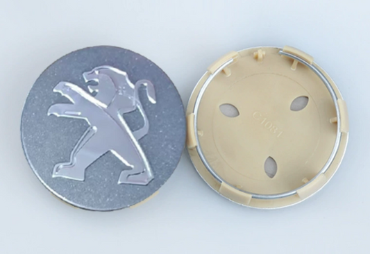60mm Nabendeckel set für Peugeot