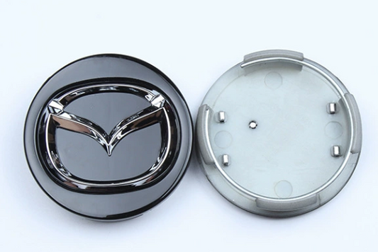 4x 56mm Nabendeckel für Mazda