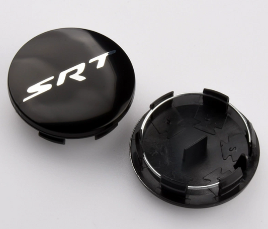 4x 63mm Nabendeckel für Dodge SRT-Optik