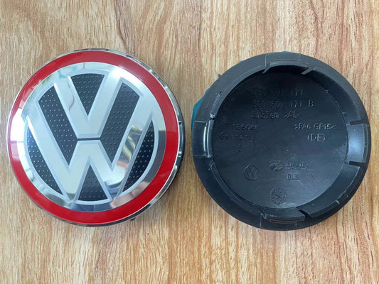 4x Nabendeckel für Vw 65mm Radkappen, Felgendeckel GTI-Look