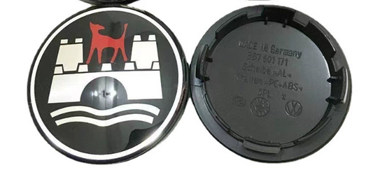 4x Nabendeckel für Vw 65mm Radkappen, Felgendeckel Wolfsburg Edition