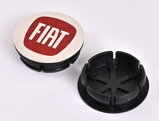 4x 50mm Nabendeckel für Fiat