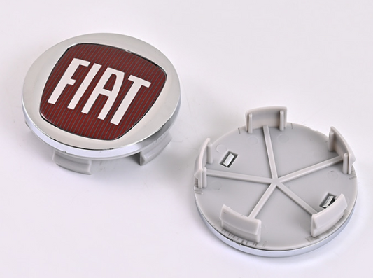 4x 60mm Nabendeckel für Fiat