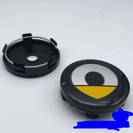 4x 60mm Nabendeckel für Smart