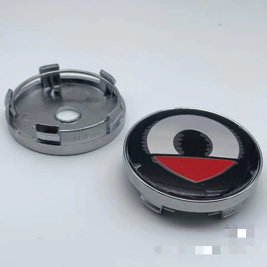 4x 60mm Nabendeckel für Smart