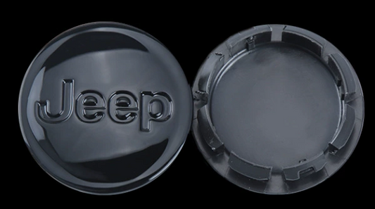4x 55mm Nabendeckel für Jeep