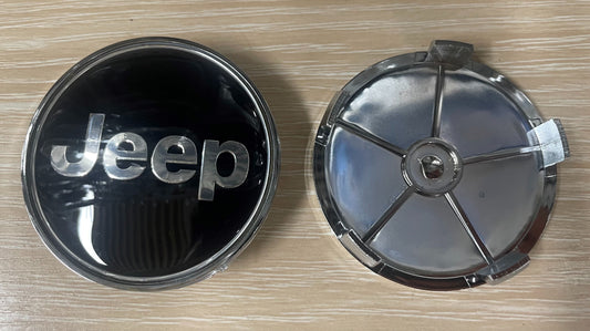 4x 68mm Nabendeckel für Jeep