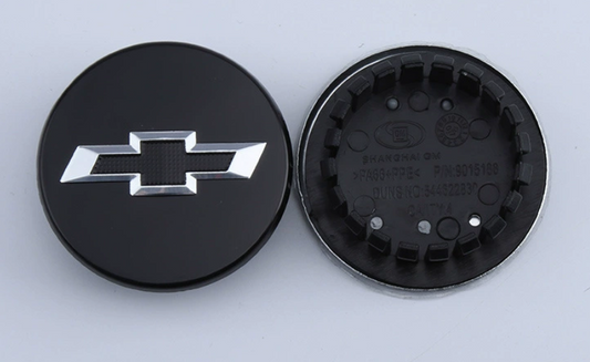 4x 60mm Nabendeckel für Chevrolet